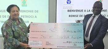 Covid-19 : Petroci fait un don de sept (7) millions Frs Cfa de gaz à l'Institut Pasteur