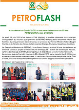 Inauguration du quai PETROCI et lancement des festivités des 50 ans: Pétroci affiche ses ambitions